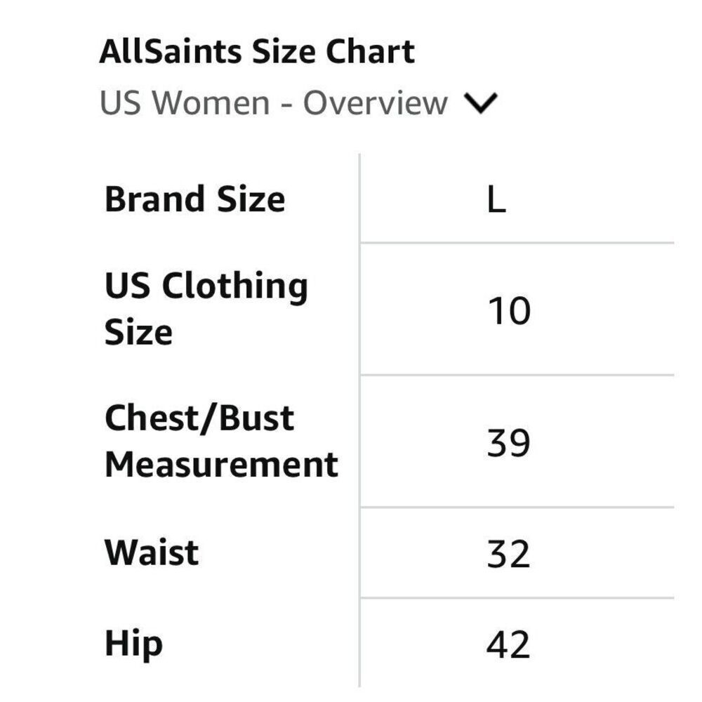 AllSaints Womens Chantelle Dress -10 - Picture 9 of 9